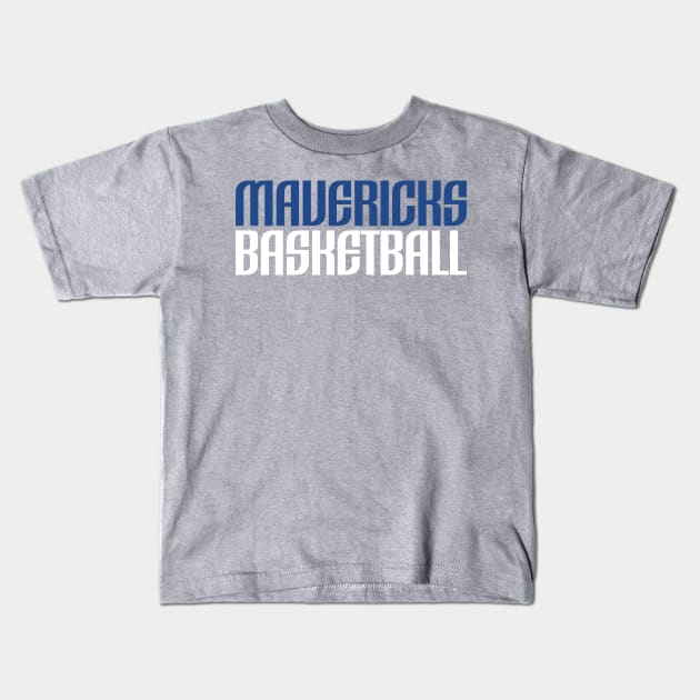 Dallas Mavericks Tee Kids T-Shirt by knnthmrctn